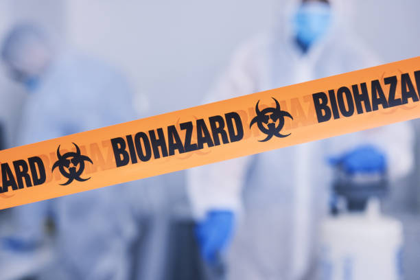 Professional Blood Cleanup technician working in Durham, NC